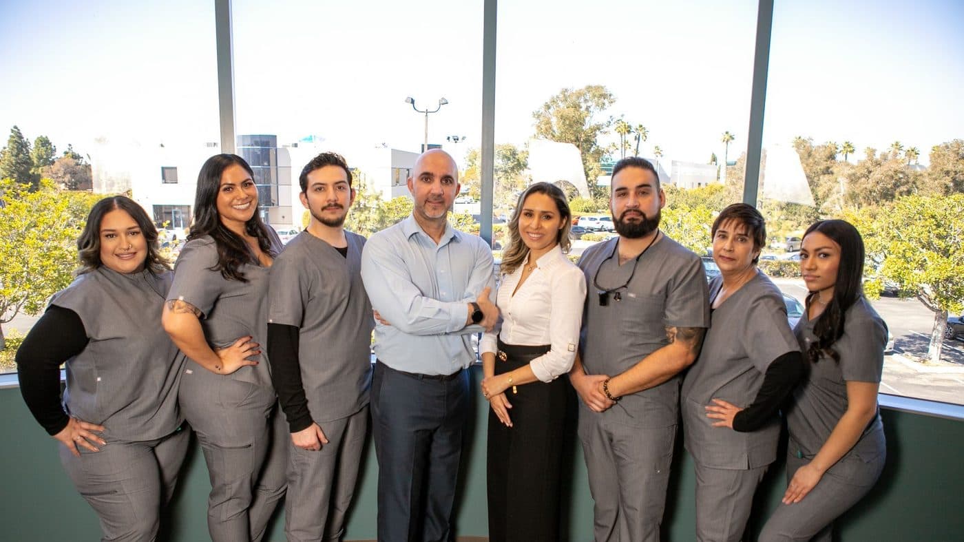 The full bilingual team at Perfect Smiles California in their Chula Vista office